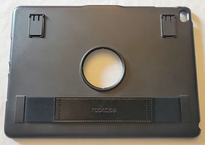 Жесткий чехол rooCASE для iPad 9.7 2018/2017 с ручным ремнем и задней подставкой - Изображение 1 из 4