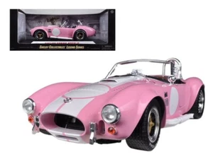 "1965 Shelby Cobra 427 S/C Pink 1:18 Diecast Car – Carroll Shelby Signature – Sh - Picture 1 of 1