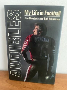 AUDIBLES: My Life in Football JOE MONTANA San Francisco 49ers HB 1st Ed 1986 - Picture 1 of 4