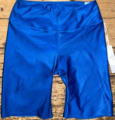 Pantalones Cortos de Motociclista Fierce + Regal Mujer Talla S Azul Brillante Nuevos con Etiquetas Foto 1 de 4