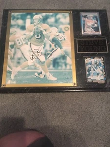 Steve Young signierte Plakette mit Score Trading Cards - Bild 1 von 5