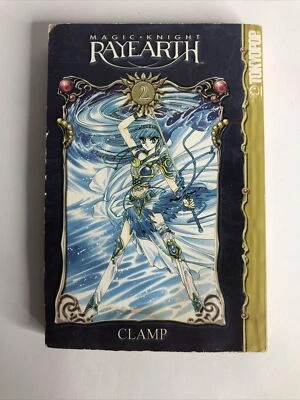 Magic Knight Rayearth Vol 2  by Clamp (Tokyo Pop Manga)  2002 Manga Foto 1 de 3