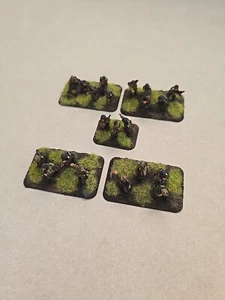 5 x Flames of War German 352 Infanteriedivision Festungskompanie Zug bemalt - Bild 1 von 10