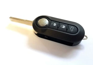 Llave plegable carcasa 3 botones para Fiat 500 Doblo Ducato Panda Punto Iveco - Imagen 1 de 7