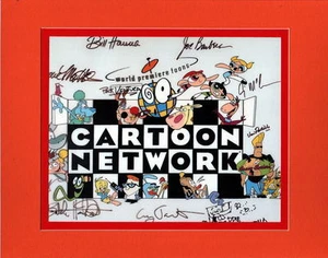CARTOON NETWORK PROMO PRINT PROFESSIONALLY MATTED Hanna Barbera - Picture 1 of 1