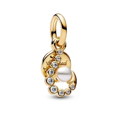 PANDORA Schmuck Charm-Anhänger Haken Goldfarben 763891C01 - Bild 1 von 4