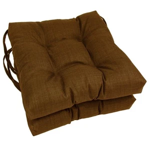 16-inch Indoor/Outdoor Square Chair Cushion, 16" x 16", Cocoa 2 Count - Picture 1 of 2
