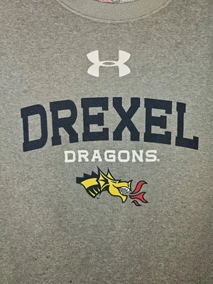 Camiseta Under Armour Drexel University Juvenil XL Niños Gris Gráfico Logo NCAA Foto 1 de 4