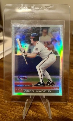 2000 Topps Chrome Greg Maddux #425 Refractor Atlanta Braves HOF - Image 1 of 3