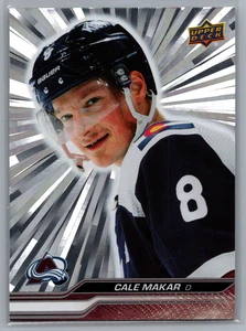 2023-24 Upper Deck Série 2 - Cale Makar #295 Silver Outburst - Photo 1/2