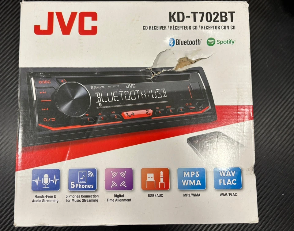 JVC KD-T702BT Autoradio - Bild 1 von 1