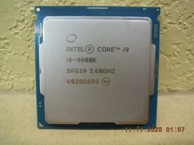 Intel Core i9-9900K CPU | 3.60GHz | 8-Core | 16 Thread | SRG19 | LGA1151 - Image 1 of 4