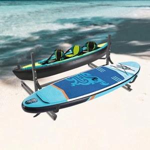 Kayak Storage Rack 2 Capacity Freestanding Kayak Stands Outdoor Storage 275lbs - Picture 1 of 24