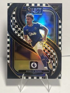 2024-25 Panini Select Premier League Roman Dixon RC Black White Checkerboard - Picture 1 of 12