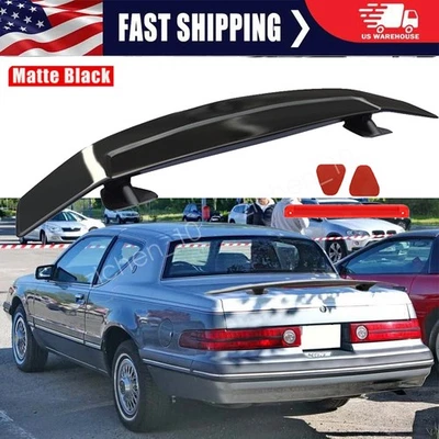 For Mercury Cougar 46" Rear Trunk Spoiler Racing Wing Lip GT Style Matte Black Foto 1 de 4