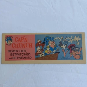 1965 CAP'N CRUNCH Bewitched Betwitched Betweaked Comic Cereal Giveaway VG - Picture 1 of 8
