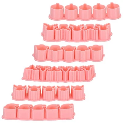  6-teiliges Rentier-Ausstechförmchen – Weihnachtsplätzchenausstecher – Kleine - Bild 1 von 4