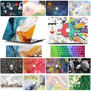 Cool Patterns Case For Macbook M4 Air 13 15 11 Pro 14 16 12 inch +Keyboard Cover - Foto 1 di 95