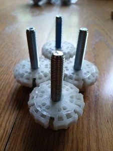 (4) OEM Pedestal Leg Stand Adjustable Leveling Appliance Levelers - Picture 1 of 6