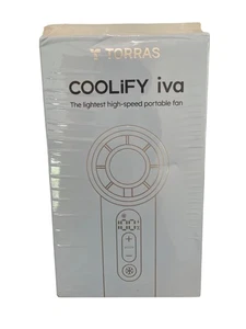 Torras Coolify Iva Portable Fan With Foldable Handle Rechargeable Battery - Picture 1 of 6