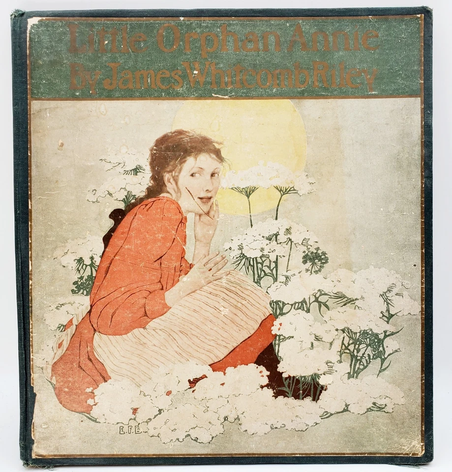 Little Orphan Annie by James Whitcomb Riley 1908 Illustrated HC Foto 1 de 4