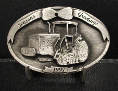 John Deere Waterloo 8400T tractor sobre orugas peltre adorno de Navidad Navidad 4ª edición Foto 1 de 3