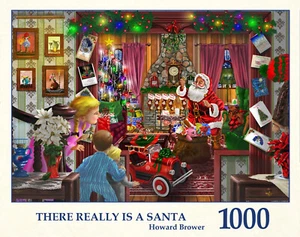 Puzzle Tau - 1000 pezzi tagliati casualmente - C'è davvero un Babbo Natale - Foto 1 di 3