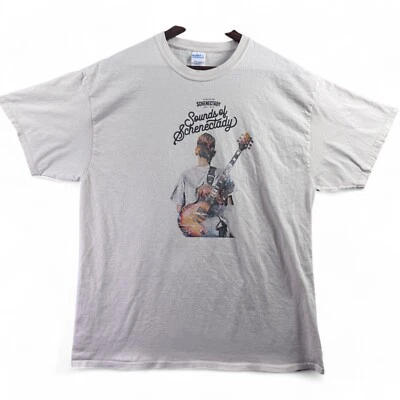 Sounds and Schenectady New York T-Shirt Men's Size XL Discover Schenectady Music - Image 1 of 4