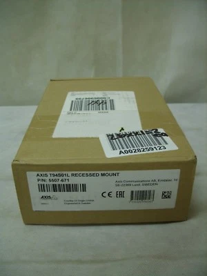 AXIS Communications T94S01L Recessed Surveillance Camera Mount 5507-671 *NOS* - Image 1 of 4
