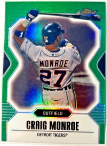 2007 Topps Finest - Craig Monroe #129 rifrattore verde /199 - Foto 1 di 1