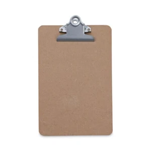 Universal 05610VP Hardboard Clipboard for 5" x 8" Sheets - Brown (3/PK) New - Picture 1 of 8