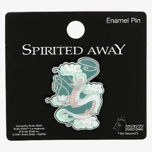 Studio Ghibli Loungefly Spirited Away Haku Dragon Form Metal Enamel Pin - Picture 1 of 2