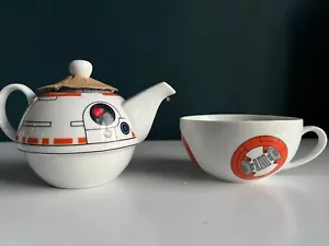 Star Wars BB-8 Ceramic Teapot and Cup Set 12 oz Pot, 6 oz Mug Star Wars Fans - Picture 1 of 11