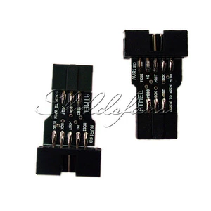 10-Pin to 6 Pin Adapter for ATMEL USB ISP AVR Programmer USBa - Zdjęcie 1 z 4