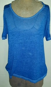 CAMISETA ARIZONA JEAN CO. AZUL VER THRU TALLA S - Imagen 1 de 3