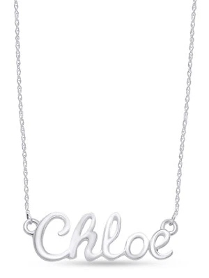 Изящное имя персонализированный подвеска ожерелье с 18» цепочка 10K твердого золота - Изображение 1 из 4