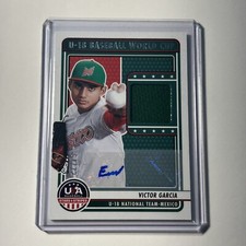 2023 USA Baseball Stars & Stripes VICTOR GARCIA U-18 Mexico Patch Auto # /72