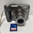 Canon PowerShot A590 IS Digital Camera 4X Optical Zoom W Memory Card Tested