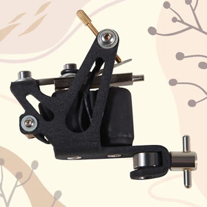 Cast Iron 10 Coils Tattoo Machine Fit for Liner & Shader Black M10B - Picture 1 of 14