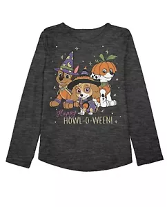 Jumping Beans Paw Patrol Chase Marshall Skye Happy Howl O Ween Graphic Tee SZ 7 - Picture 1 of 5