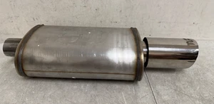 *RETURNED* Magnaflow (14829 ) Polished Stainless Steel Oval Muffler with Tip(1) - Foto 1 di 6