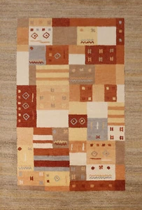 Exquisite Centerpiece Hand-tufted Gabbeh Rug 5x8 ft - Picture 1 of 12