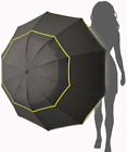 Extra Large Golf Umbrella Folding Umbrella Rainproof Compact Oversize, Double Ca