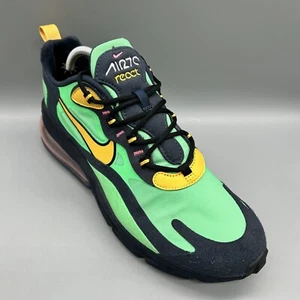 Nike Air Max 270 React Electro Green AO4971-300 Herren Uk 8,5 Turnschuhe Sneaker - Bild 1 von 8