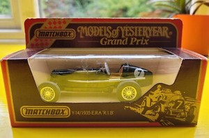 Matchbox models of yesteryear GRAND PRIX Y-14/1935 E.R.A 'R.1.B' 1985
