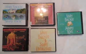 5 Audiobooks CDs Mary Balogh Simply Magic Love Unforgettable A Secret Affair +1 - Picture 1 of 3