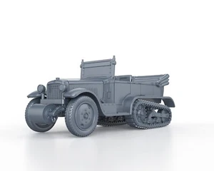 WWII BELGIAN - Citroen Kegresse P19 3D Printed Model 1/48 1/56 1/72 1/87 - Picture 1 of 5