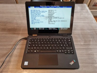 PC Ordinateur Lenovo Thinkpad 11e YOGA gen 6 M3 8100Y 8go pas de disque Ecran HS - Photo 1/4