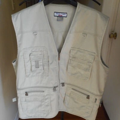 Chaleco caqui town York vestido para hombre XXXL NUEVO SIN ETIQUETAS Foto 1 de 3