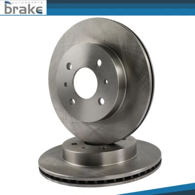 Передние сплошные вентилируемые тормозные диски подходят для 1991-2002 Saturn SC1 SC2 SL1 SW2 - Изображение 1 из 4